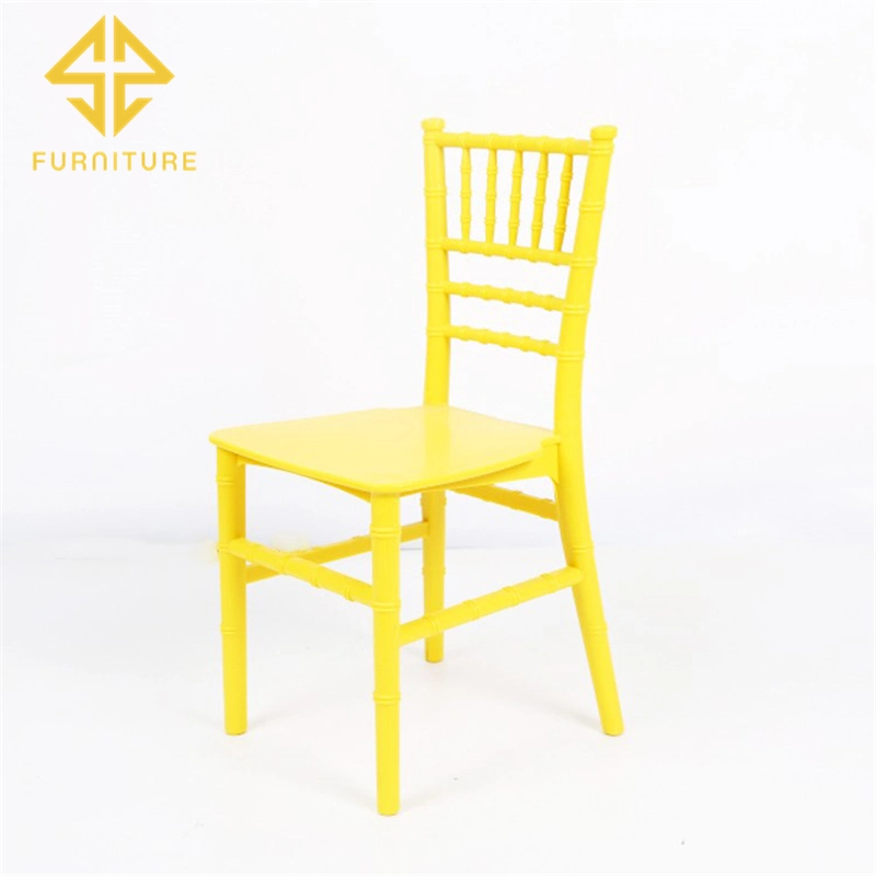 Event Furniture Plastic Resin Kids Tiffany Chair Stacking Chiavari Chair for Restaurant Hotel Wedding Banquet Party Use