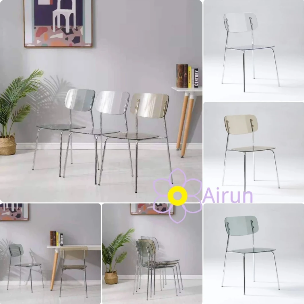 Wholesale Transparent Plastic Chairs Cheap Clear Dining Chair