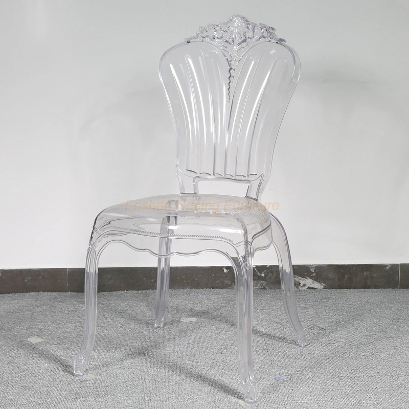 Restaurant Banquet Furniture Plastic Chiavari Tiffany Napoleon Banquet Milky White Black Clear Resin Crystal Acrylic Bella Princess Wedding Dining Chair