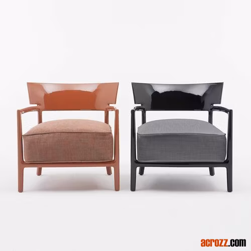 Китай Современный дизайн Ткань Гостиная Квартира Диван-стул Оригинальный дизайн Диван 2-х местный в винтажном кожаном шезлонге Cara Необычное кресло