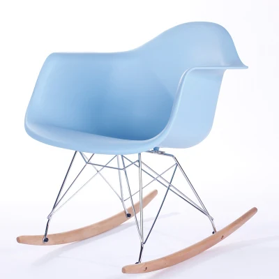 Лидер продаж пластиковое кресло-качалка со спинкой и современным дизайном для гостиной