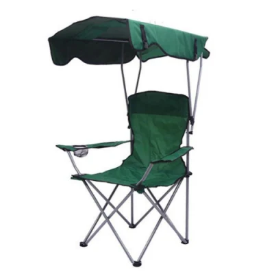 Портативный складной пляжный стул, табурет для рыбалки с подъемником и зонтиком, аксессуары для кемпинга, уличная мебель, ткань Оксфорд Wyz20333