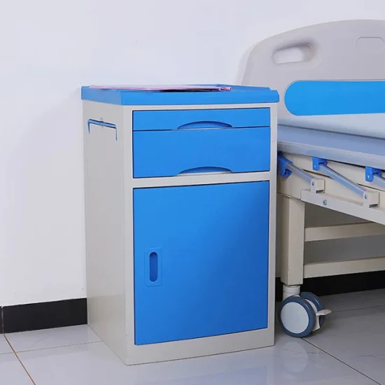 Заводская цена, индивидуальный высококачественный пластиковый медицинский мебельный шкаф, размер больничной тумбочки для отделения интенсивной терапии